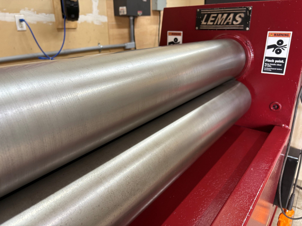 4' x 1/4" Lemas #TR160/4, Initial Pinch 3-Roll - Image 4