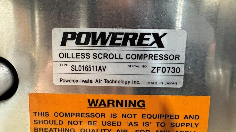 5 HP Powerex #STSH050244, 15 scfm, 116 psi, 60 gallon, dryer, 2021 - Image 8