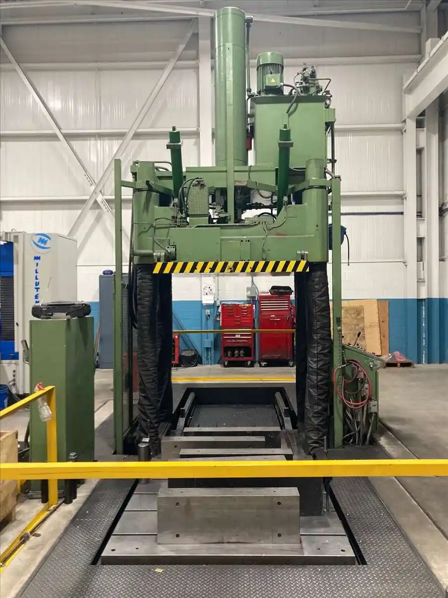100 Ton, Reis #TUS160-OK-100, die spotting & tryout press, 1991 - Image 2