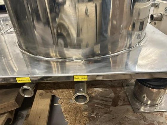12" x 24" Stainless Steel Basket Centrifuge, 89 L basket volume, 3 KW motor, slurry filtration, dewatering - Image 6