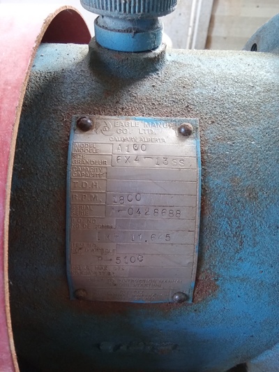 Eagle #A130, Single Stage Centrifugal Injection Pump Package, 60 HP, 1775 RPM Optim HE motor, 460 V., 720 psi - Image 8