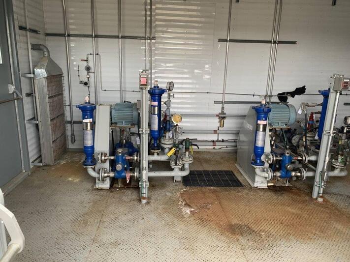 1.74 GPM, NOV #5S-2M, Condensate Pump Package, (2) simplex plunger pumps, (2) 3 HP TECO Westinghouse motors - Image 6
