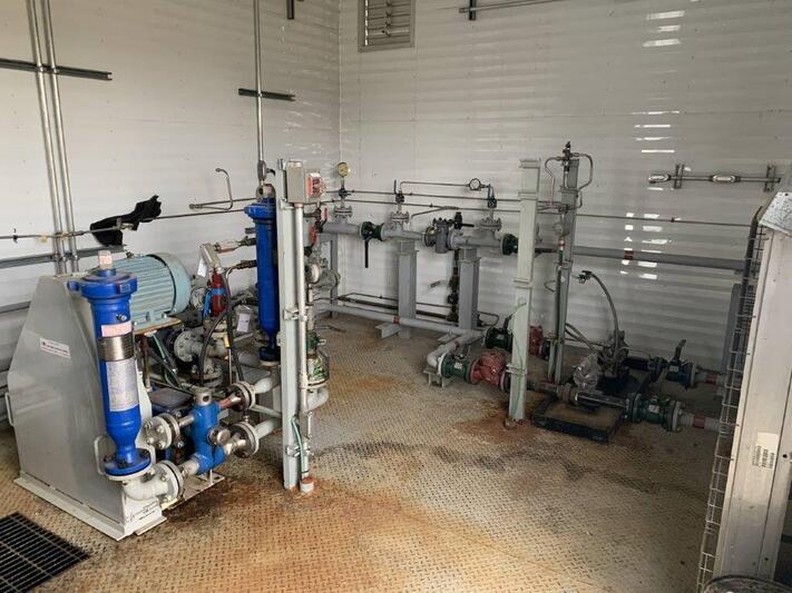 1.74 GPM, NOV #5S-2M, Condensate Pump Package, (2) simplex plunger pumps, (2) 3 HP TECO Westinghouse motors - Image 7