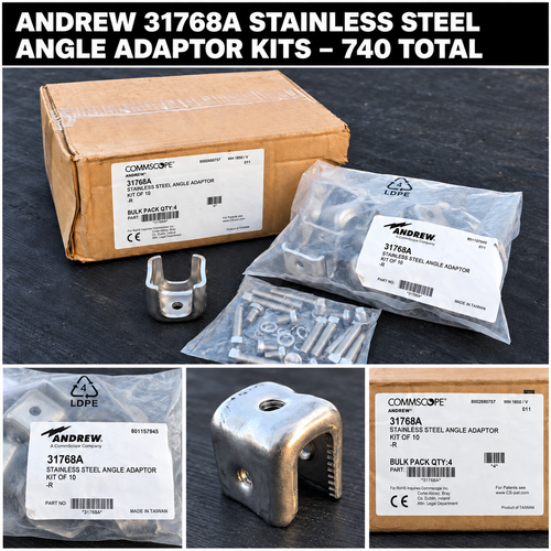 Andrew/Corning/Rittal, Bulk Lot of Utility/Telecom/Electrical Conduit & Lineman Supplies, 980 stainless steel - Image 1