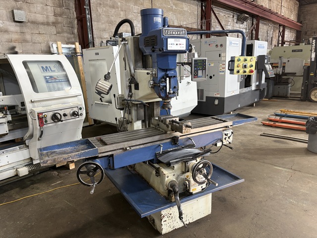 Forward #YS-6BVS, Bed Type Vertical Milling Machine, 43.3" X, 19.3" Y, 25.6" Z, 12" x 60" table, 5 HP - Image 2