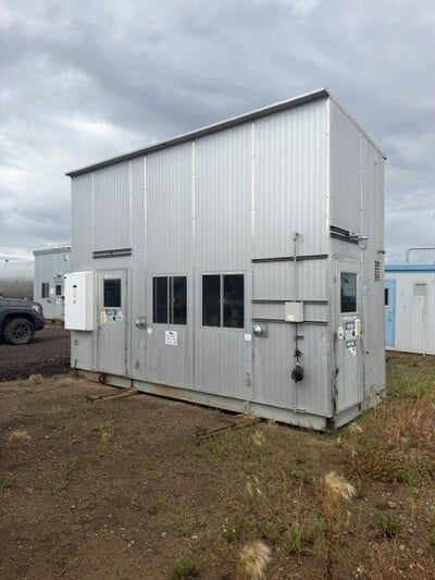 36" x 10' Bromley, sour horizontal separator, 3-phase, 1440 psi, w/ 24" 1650 psi blowcase, skidded, housed - Image 1