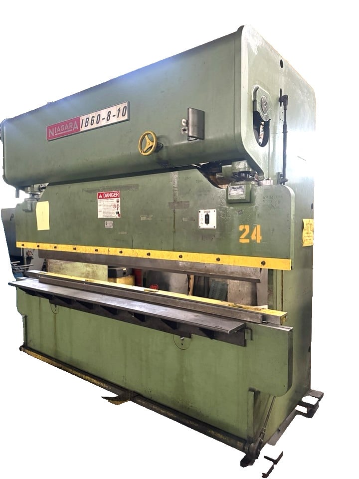 Niagara #IB60-8-10, Mechanical Press Brake, 10' overall - Image 1