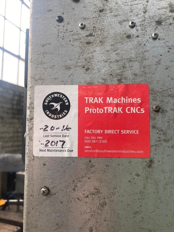 Southwestern Industries #ProtoTRAK-SMX, CNC Knee Mill, 3-Axis, 3 HP, XYZ digital read out - Image 5