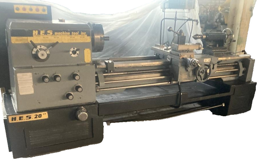 20" x 60" Geared Head Engine Lathe, inch/metric digital read out, carriage rapid travel - Image 1