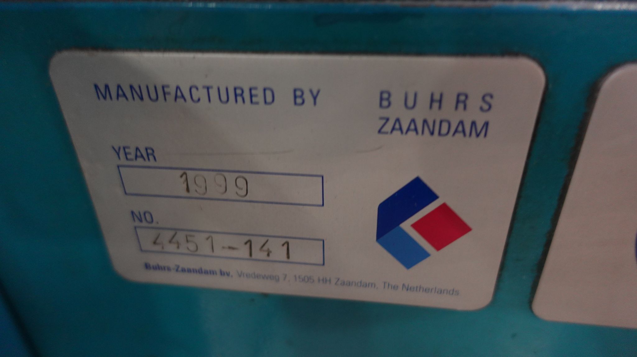 Buhrs, poly bagging system, 4 station, w/ Rima stacker, 1999 - Image 3