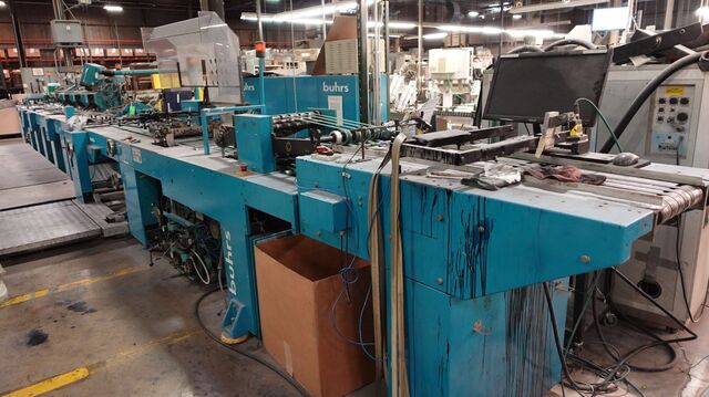 Buhrs, poly bagging system, 4 station, w/ Rima stacker, 1999 - Image 4