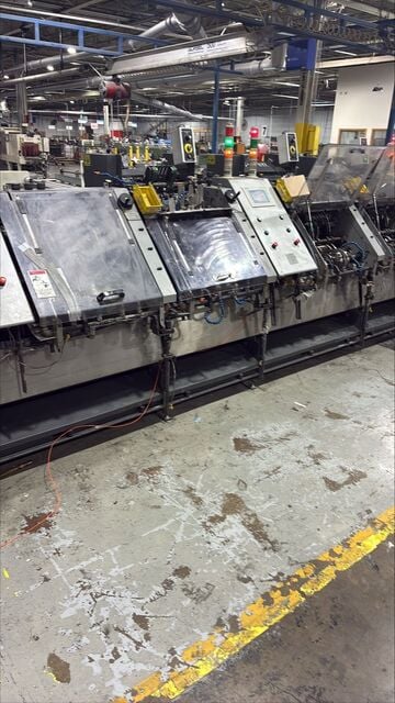 Goss & Deleeuw #SP1600-Pacesetter, saddle stitcher, (5) pockets, cover deck, (4) stream feeders, HT-16 - Image 1