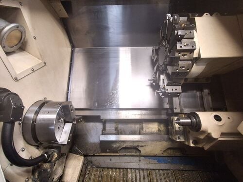 Daewoo Doosan #Puma-240LC, CNC lathe, 22.4" swing, 16.5" x 25.5" max, 10" chuck, 3" bar, 30 HP, 3500 RPM, 12 - Image 2