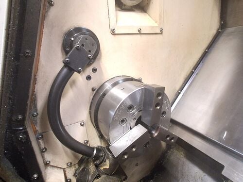 Daewoo Doosan #Puma-240LC, CNC lathe, 22.4" swing, 16.5" x 25.5" max, 10" chuck, 3" bar, 30 HP, 3500 RPM, 12 - Image 3