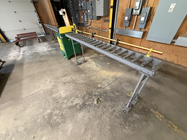 18" Whirlwind #212R, chop saw, infeed & outfeed rolls, 10 HP Baldor, 3450 RPM, 1" bore, 208/230/460 V. - Image 3