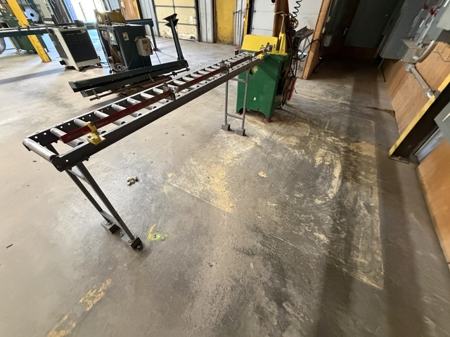 18" Whirlwind #212R, chop saw, infeed & outfeed rolls, 10 HP Baldor, 3450 RPM, 1" bore, 208/230/460 V. - Image 5