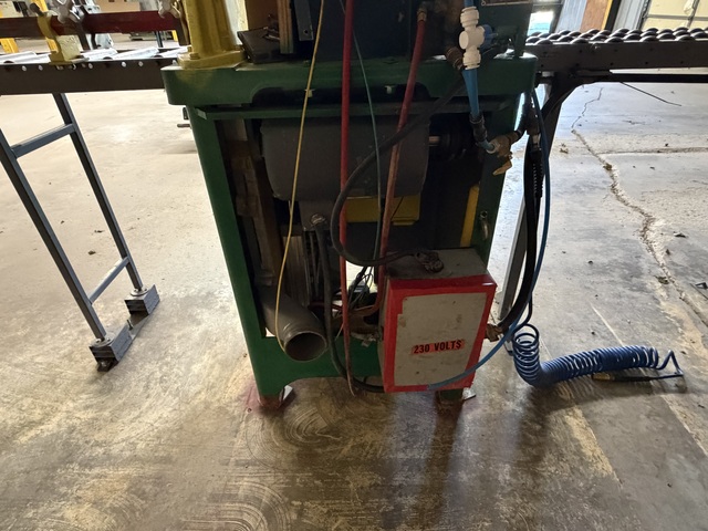 18" Whirlwind #212R, chop saw, infeed & outfeed rolls, 10 HP Baldor, 3450 RPM, 1" bore, 208/230/460 V. - Image 6