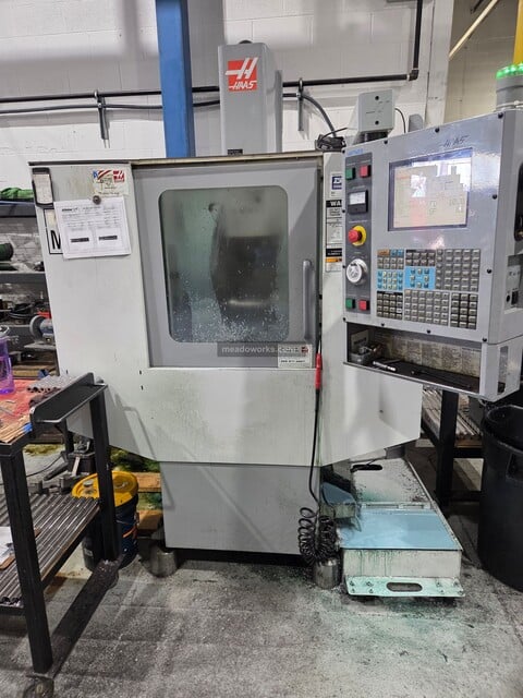 Haas #Mini-Mill, CNC Vertical Machining Center, 16" X, 12" Y, 10" Z, 36" x 12" table, 7.5 HP, 6000 RPM, 10 - Image 1