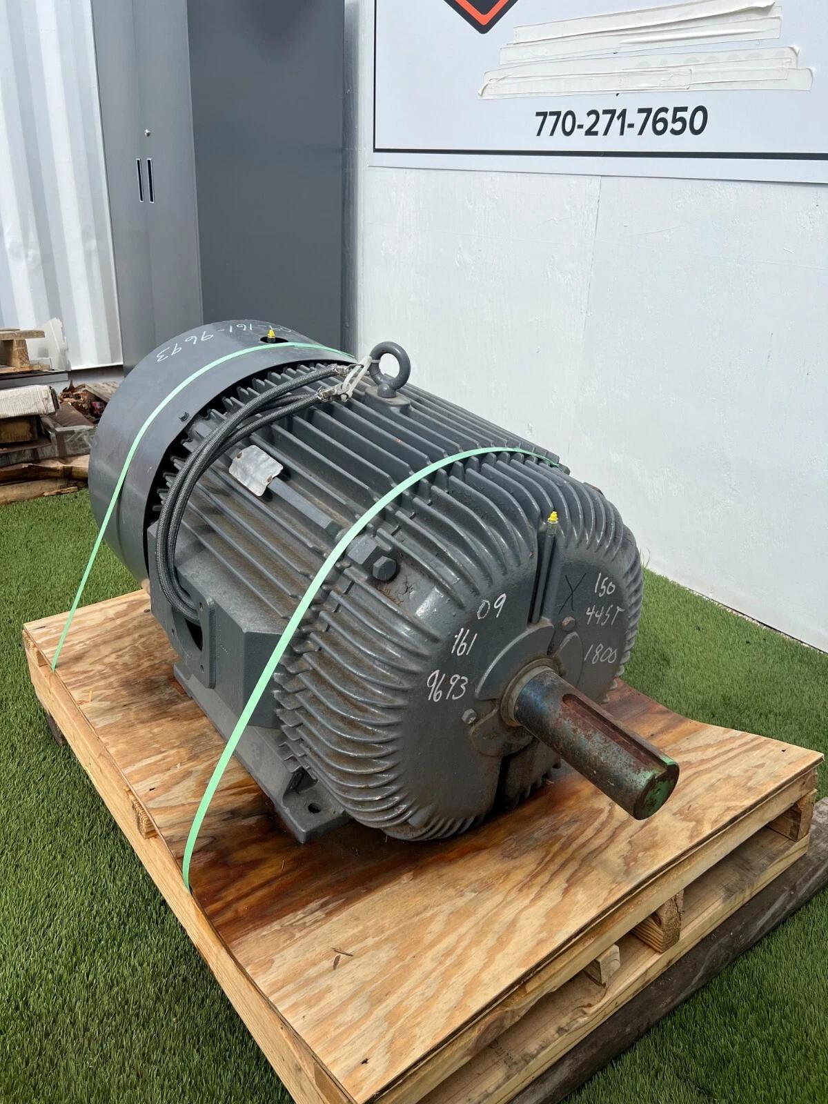 150 HP 1780 RPM Reliance #P44G22H-G2-ND, Duty Master AC Motor, Type P, Frame 445T, 171 amps, 460 Volts - Image 2