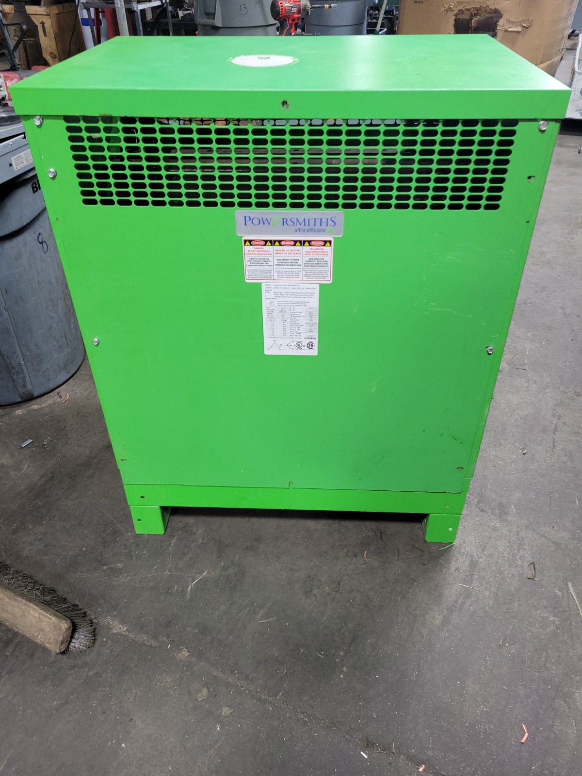 112.5 KVA 208 Primary, 208/120 Secondary, Powersmiths #209-003675-100-A00, ANN ESaver Transformer, 3 phase - Image 6