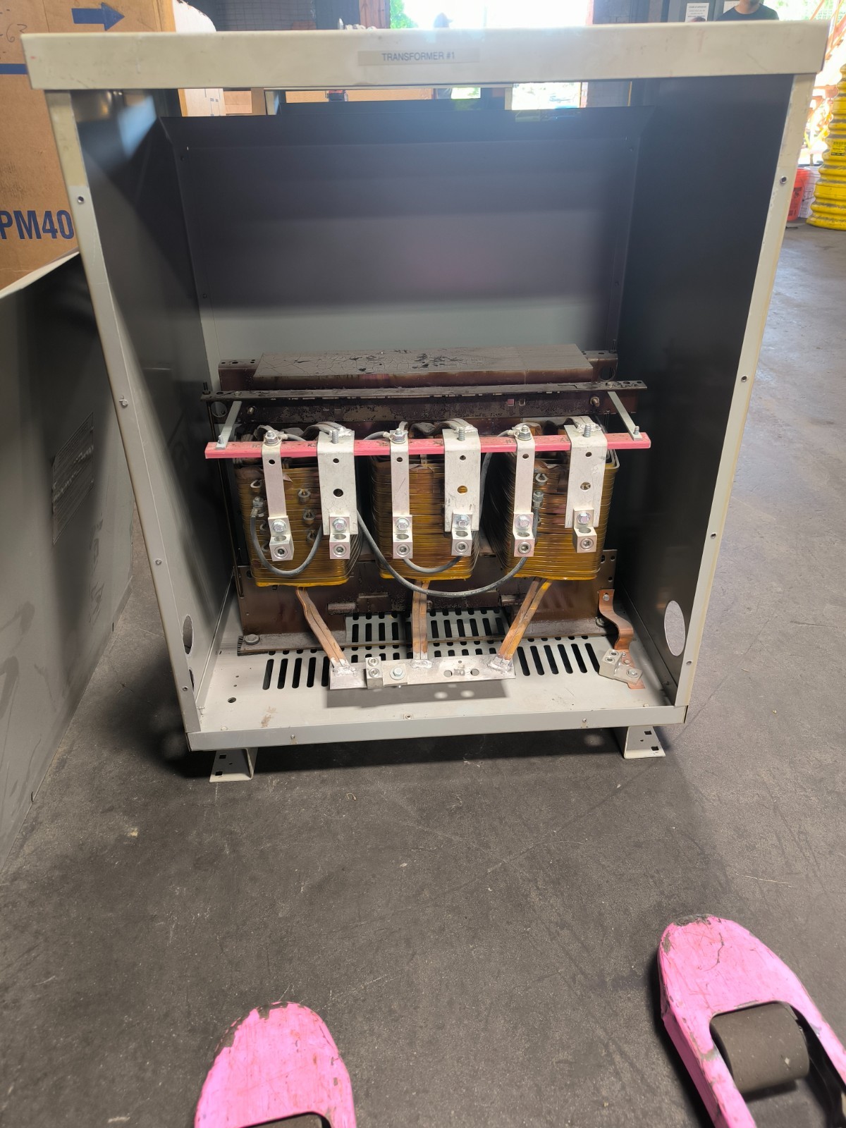 112.5 KVA 480 Primary, 208/120 Secondary, General Electric #9T23B3875, Transformer, 3 phase - Image 3