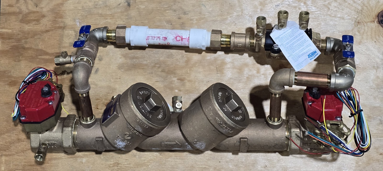 2" Zurn Wilkins #950XLTDABFSSLM, Double Check Detector Assembly, new - Image 2