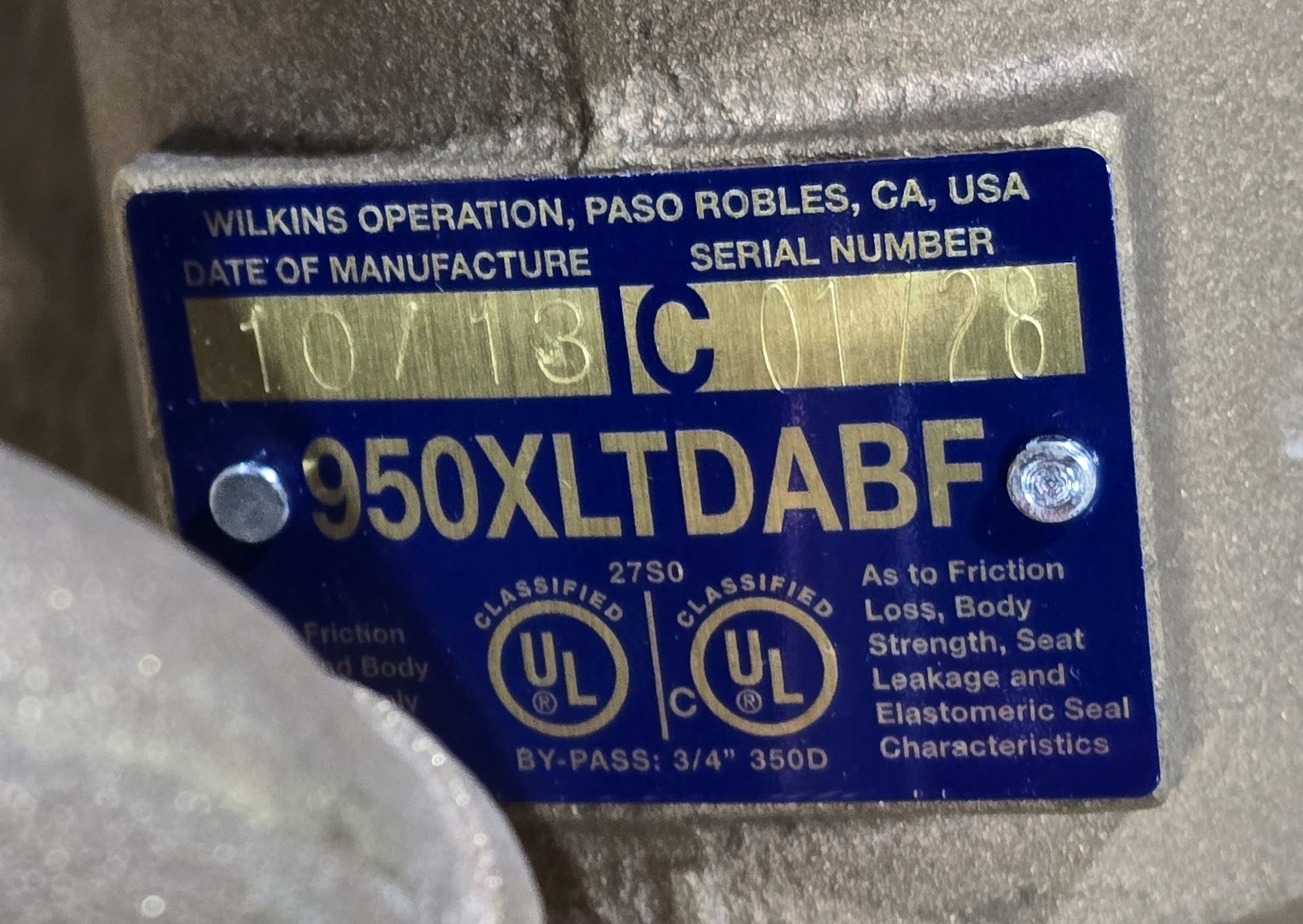 2" Zurn Wilkins #950XLTDABFSSLM, Double Check Detector Assembly, new - Image 10