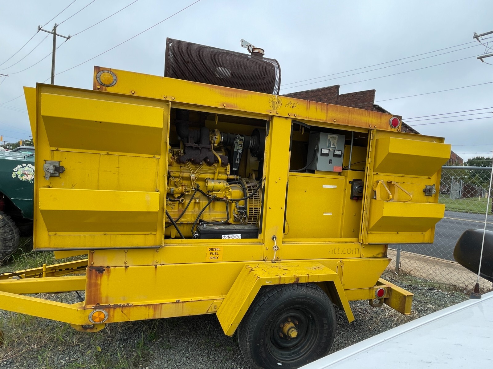 70 KW Kohler, Portable Diesel Generator, 1 phase 120/240 Volts, 3 phase 120/208 Volts, John Deere 4045T engine - Image 7