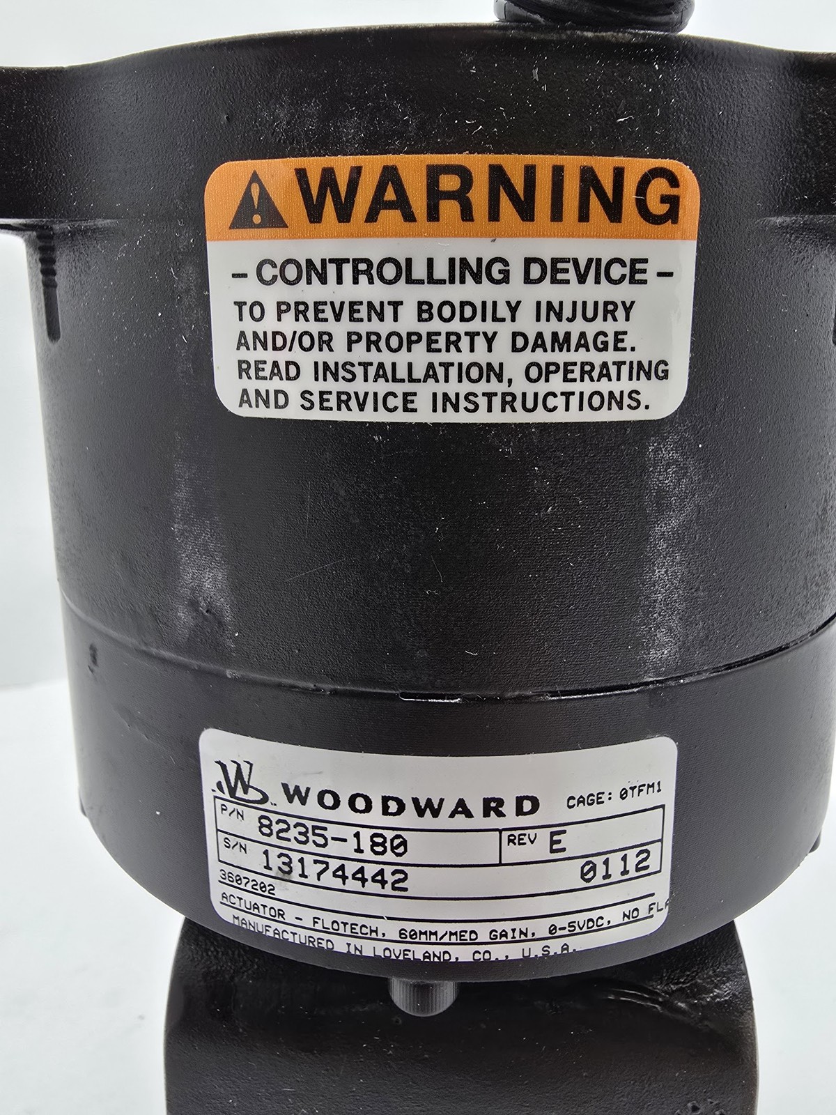 Woodward #8235-180, Integrated Actuator and Throttle Body, ITB, new - Image 9