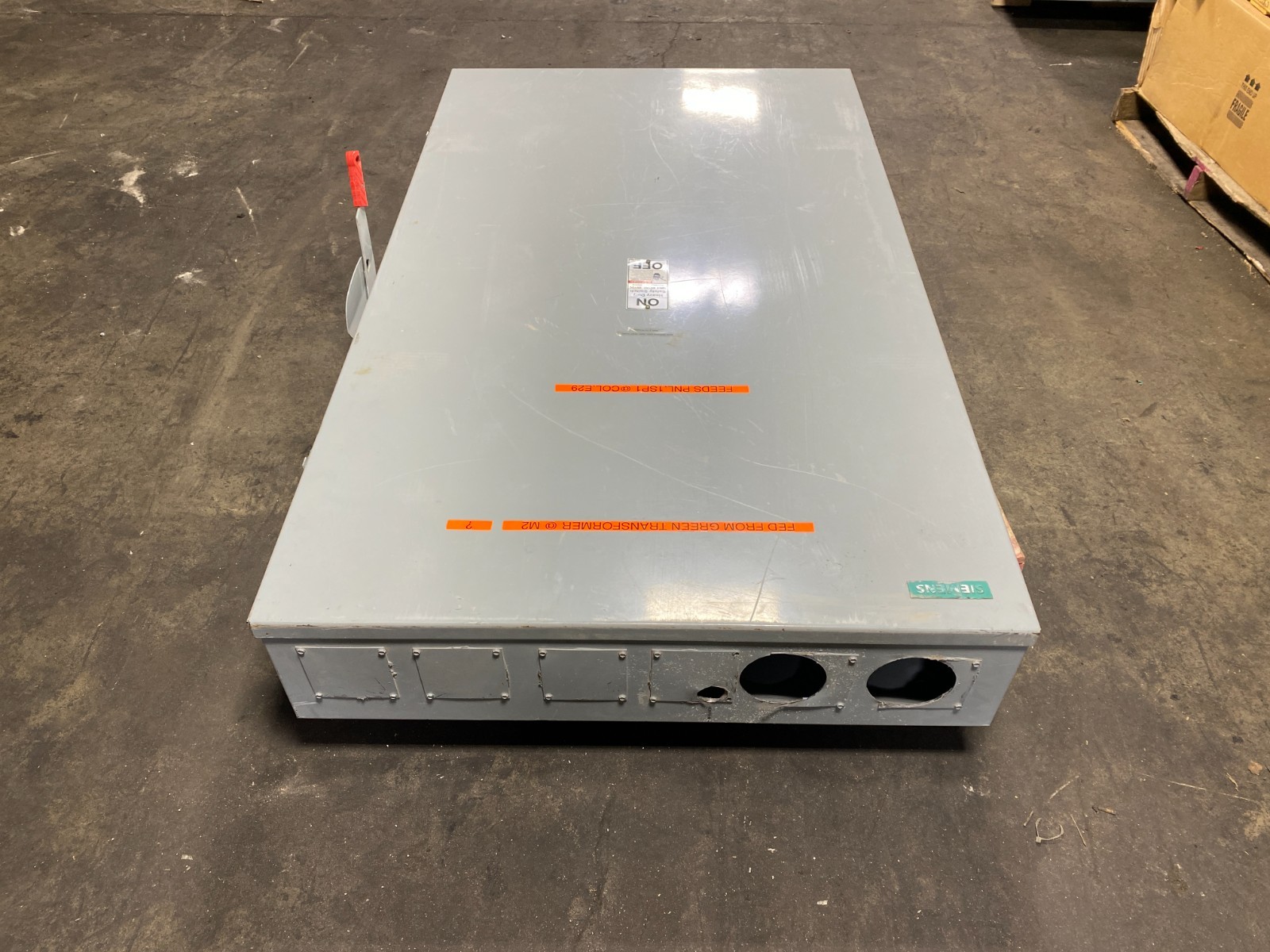 1200 Amp. Siemens #HF368N, Heavy Duty Disconnect Switch, 3P, 3 phase, 600 VAC, 250 VDC, Nema Type 1 - Image 6