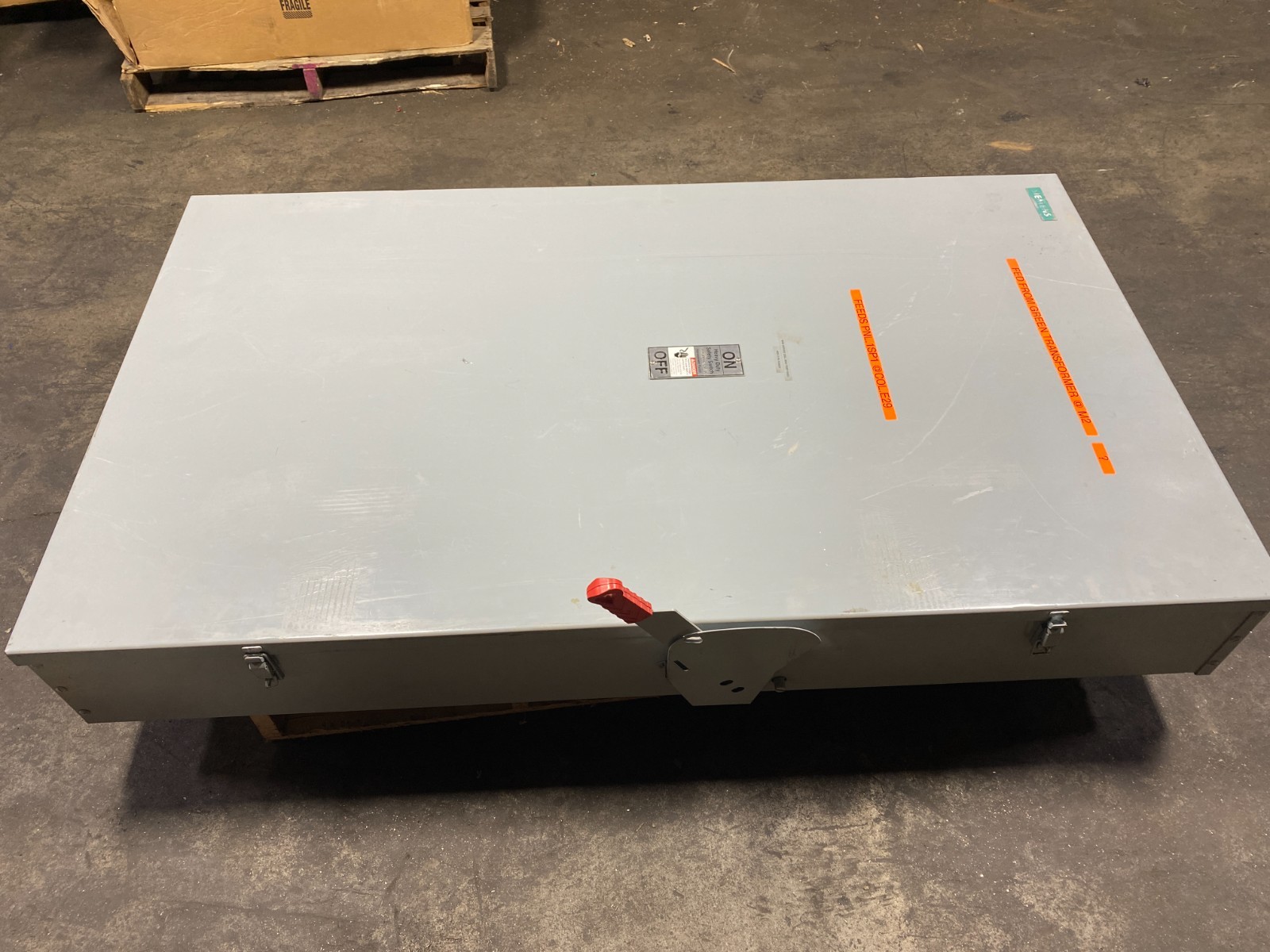 1200 Amp. Siemens #HF368N, Heavy Duty Disconnect Switch, 3P, 3 phase, 600 VAC, 250 VDC, Nema Type 1 - Image 8