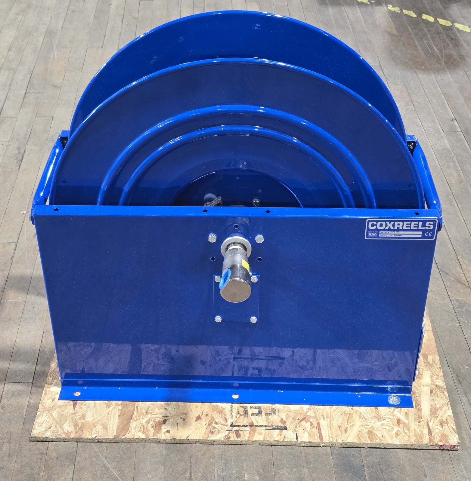 CoxReels #SLPL-675, High Capacity Fuel Hose Reel Only, 1" x 75', Spring Rewind, new - Image 2