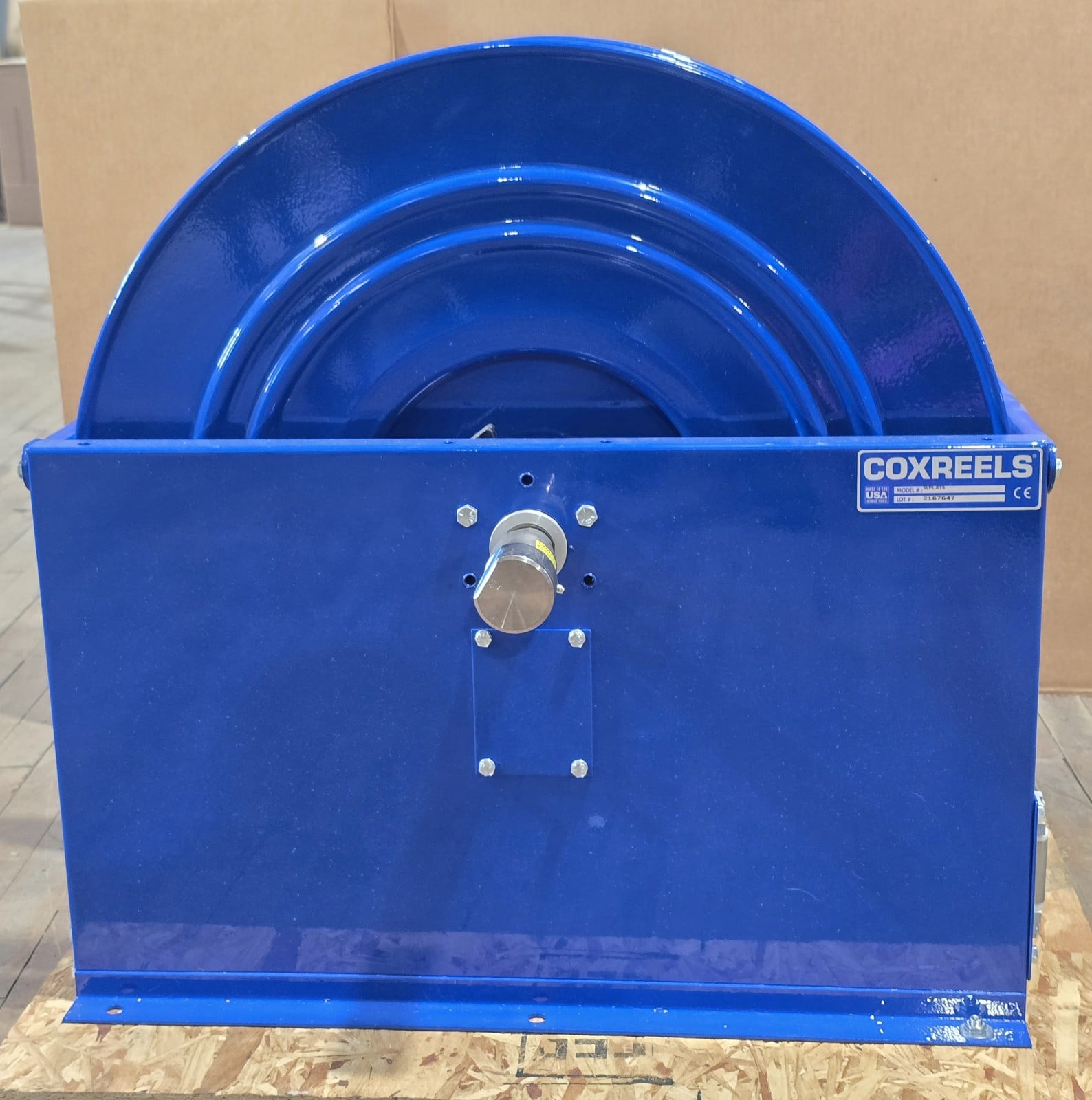 CoxReels #SLPL-675, High Capacity Fuel Hose Reel Only, 1" x 75', Spring Rewind, new - Image 3