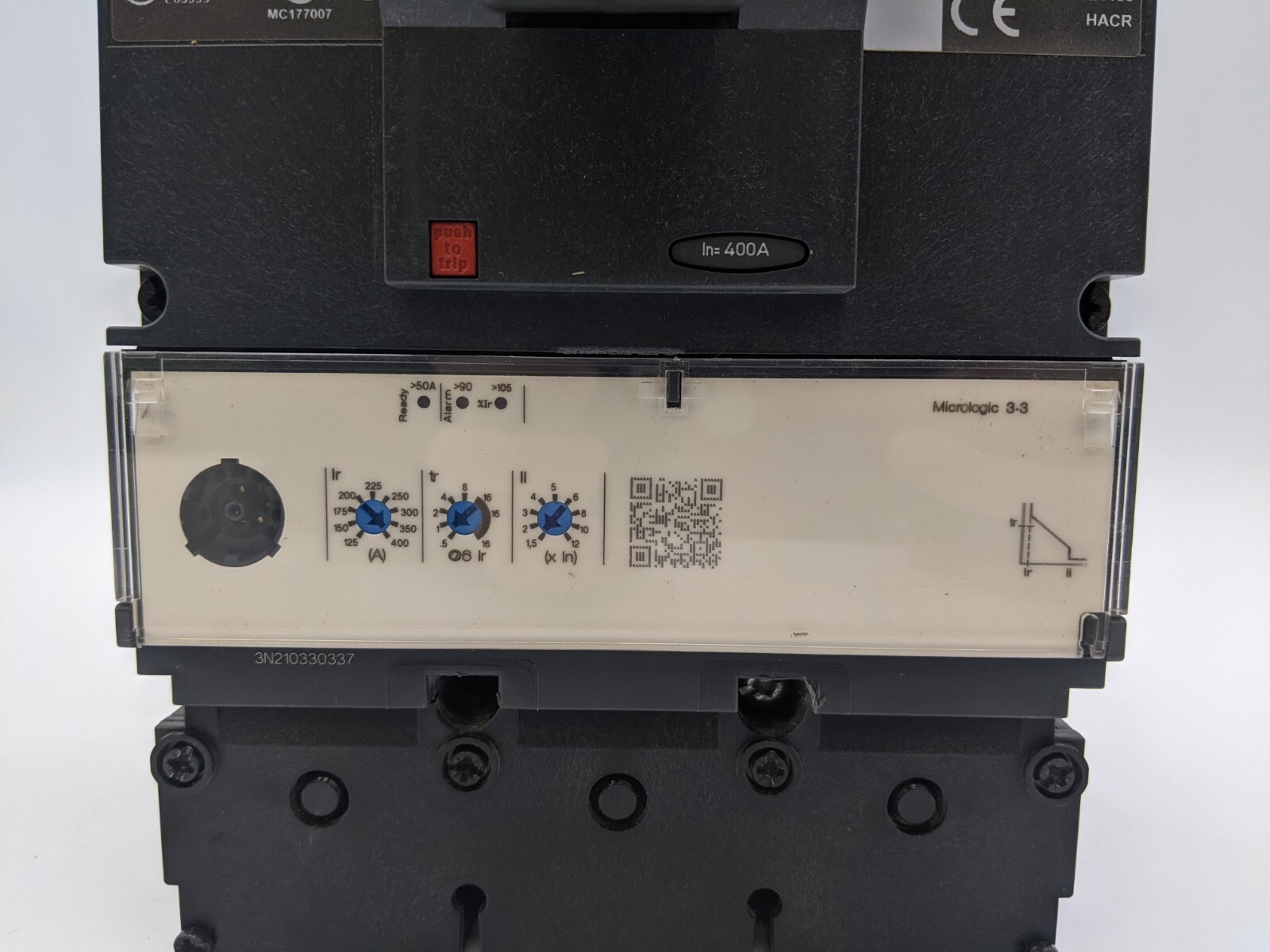 400 Amps, Square D #LJM36400U31X, PowerPact Circuit Breaker, 3P, 600 Volts, Micrologic 3.3 Trip - Image 5