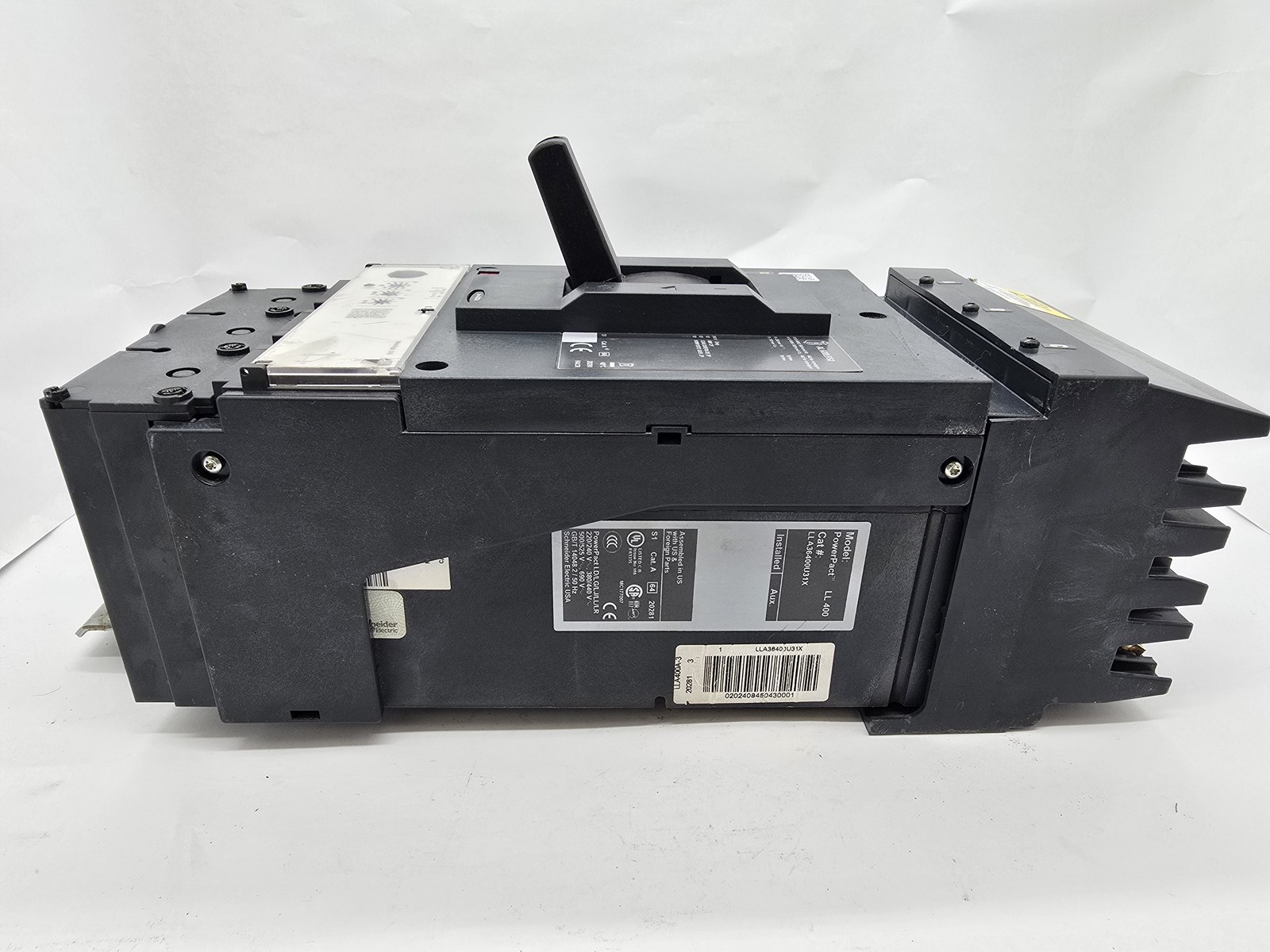 400 Amps, Square D #LLA36400U31X, I-Line Circuit Breaker, 3P, 600 VAC, 50/60 Hz., HACR Type - Image 5