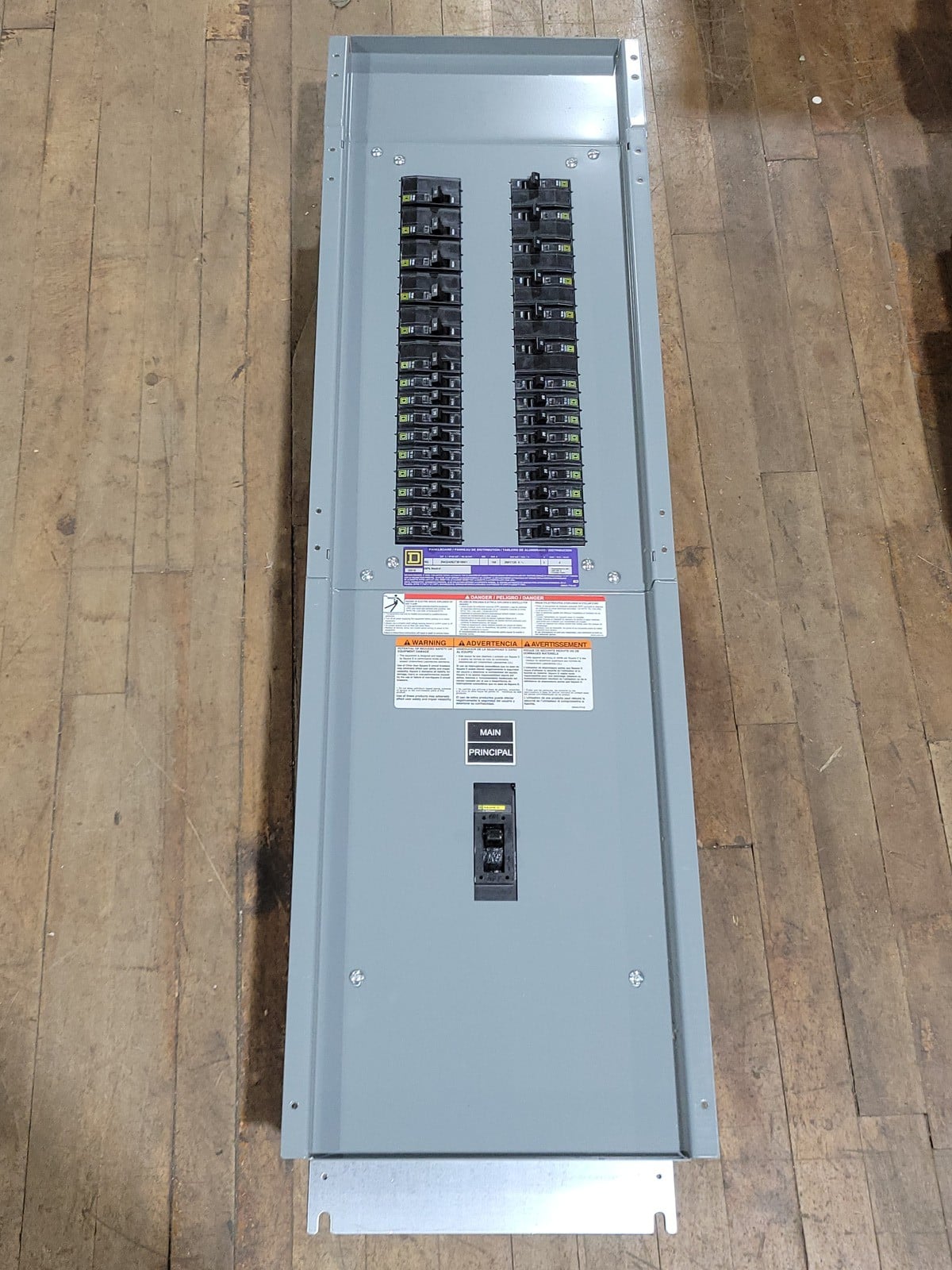 150 Amp. Square D #NQ, Panelboard Interior, 208Y/120 Volts, 3 phase, 4W, 42 Space, w/ (19) QOB120, (2) - Image 1