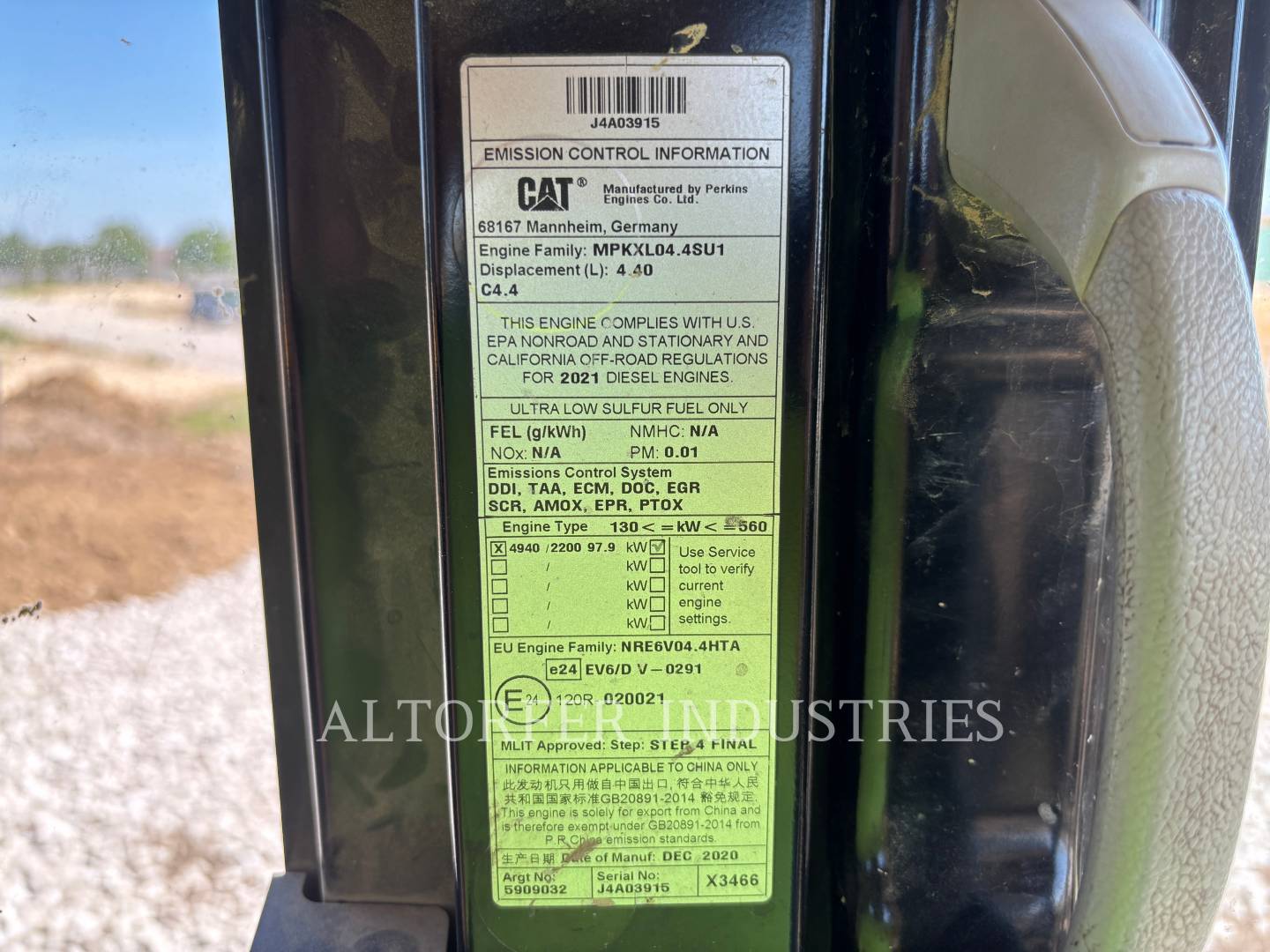 Caterpillar 317-07, 7311 hours, S/N: TZE00250, 2021 - Image 8