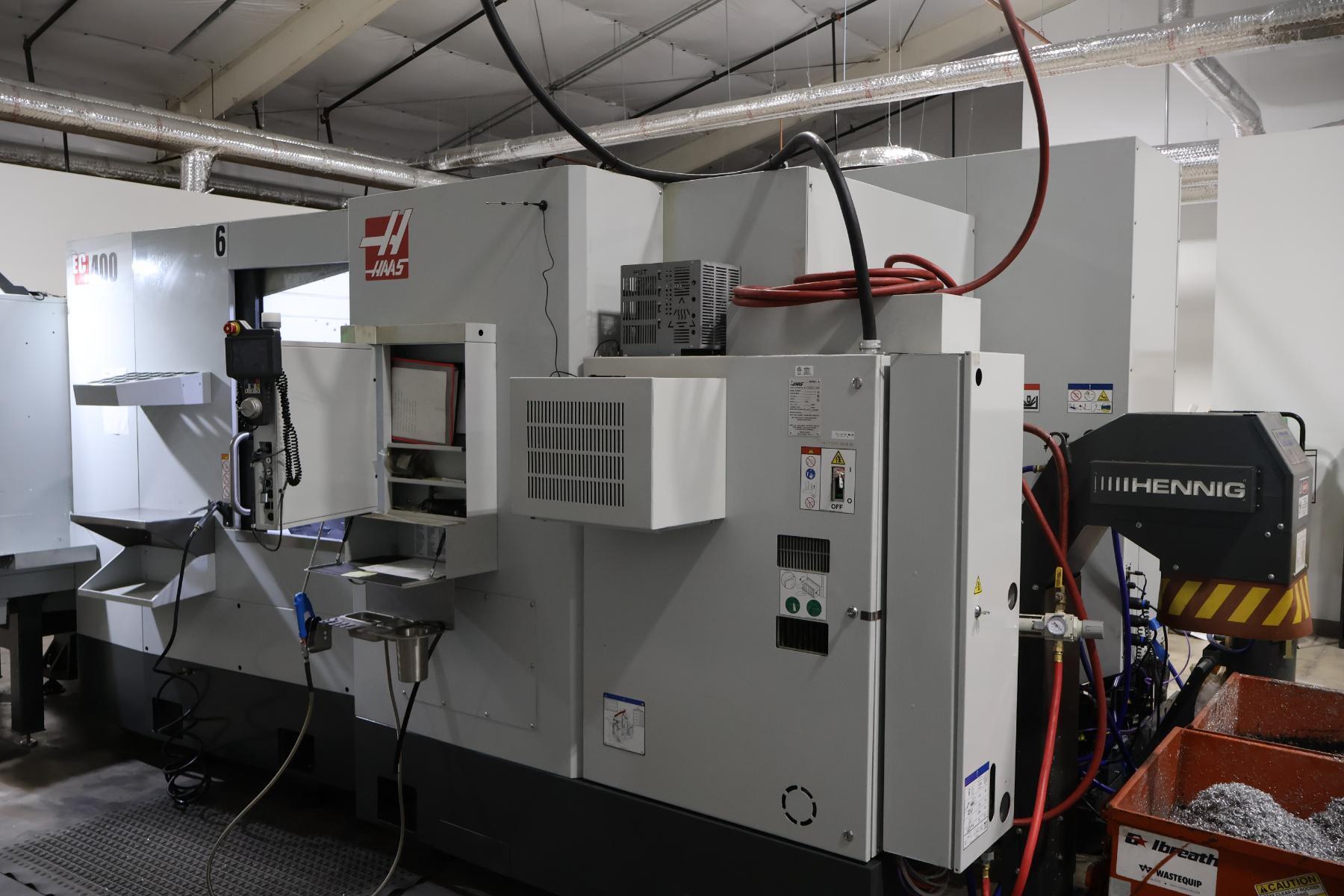 Haas #EC-400PP, CNC horizontal machining center, 100 automatic tool changer, 22" X, 25" Y, 22" Z, 15000 RPM - Image 2