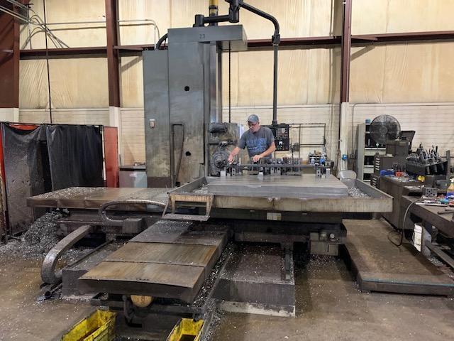 4" Kuraki #KBR-1105BX, CNC table type horizontal boring mill, 63" x55" tbl., 79" table, 59" saddle, 59" - Image 1