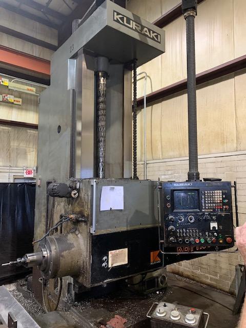 4" Kuraki #KBR-1105BX, CNC table type horizontal boring mill, 63" x55" tbl., 79" table, 59" saddle, 59" - Image 9