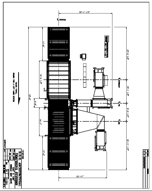 HHH Tempering Resources, 100" x 168" tempering furnace - Image 6