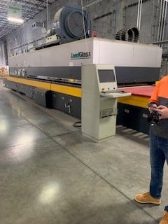 Landglass, 84" tempering furnace, 2009 - Image 1