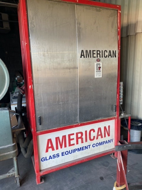 American #VGW60-4-2, 60" vertical glass washer - Image 1