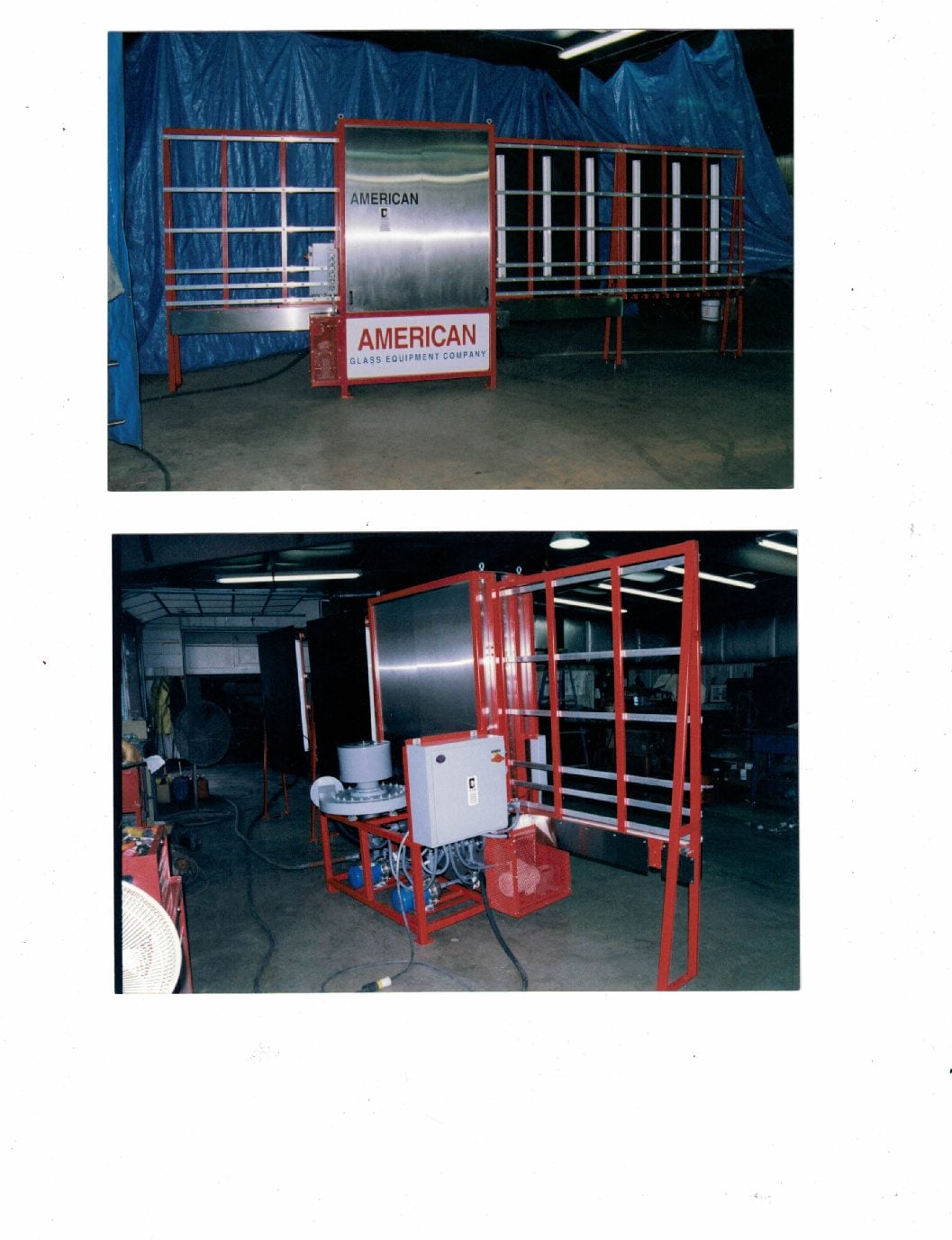 American #VGW60-4SP, 60" vertical glass washer - Image 1
