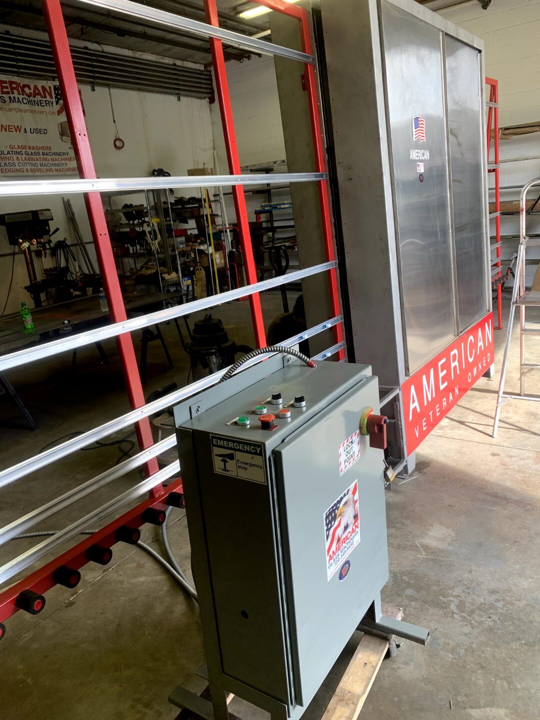 American #VGW72-4-2, 72" vertical glass washer - Image 4