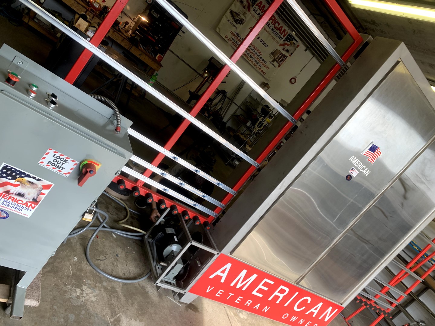 American #VGW72-4-2, 72" vertical glass washer - Image 5