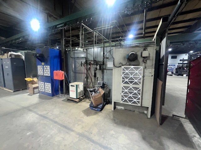 Global Finishing Solutions, powder coat oven line, IR pre-heat oven, gas-fired convection cure oven, 500&deg;F - Image 3