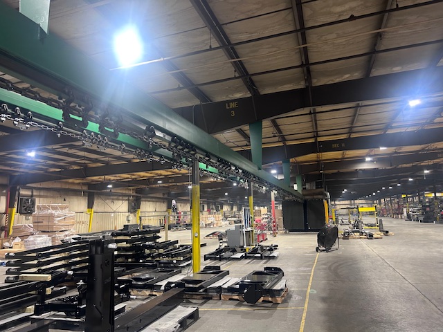 Global Finishing Solutions, powder coat oven line, IR pre-heat oven, gas-fired convection cure oven, 500&deg;F - Image 7