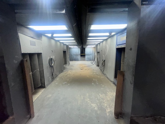 Global Finishing Solutions, powder coat oven line, IR pre-heat oven, gas-fired convection cure oven, 500&deg;F - Image 8