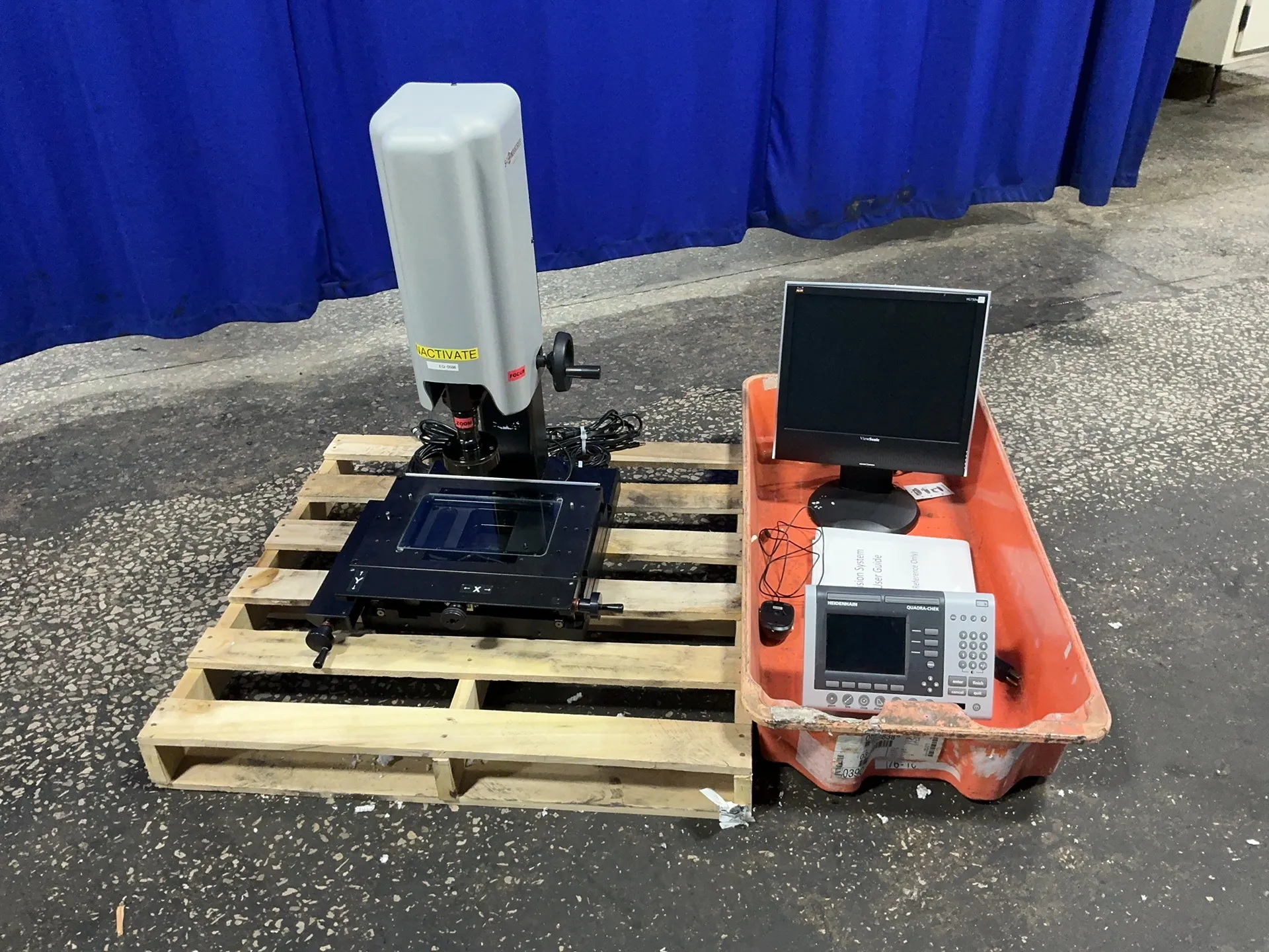 S-T Industries #20-8700, inspection station, 6" x 10" capacity, 12" x 15" table, 11" x 13" monitor screen - Image 2